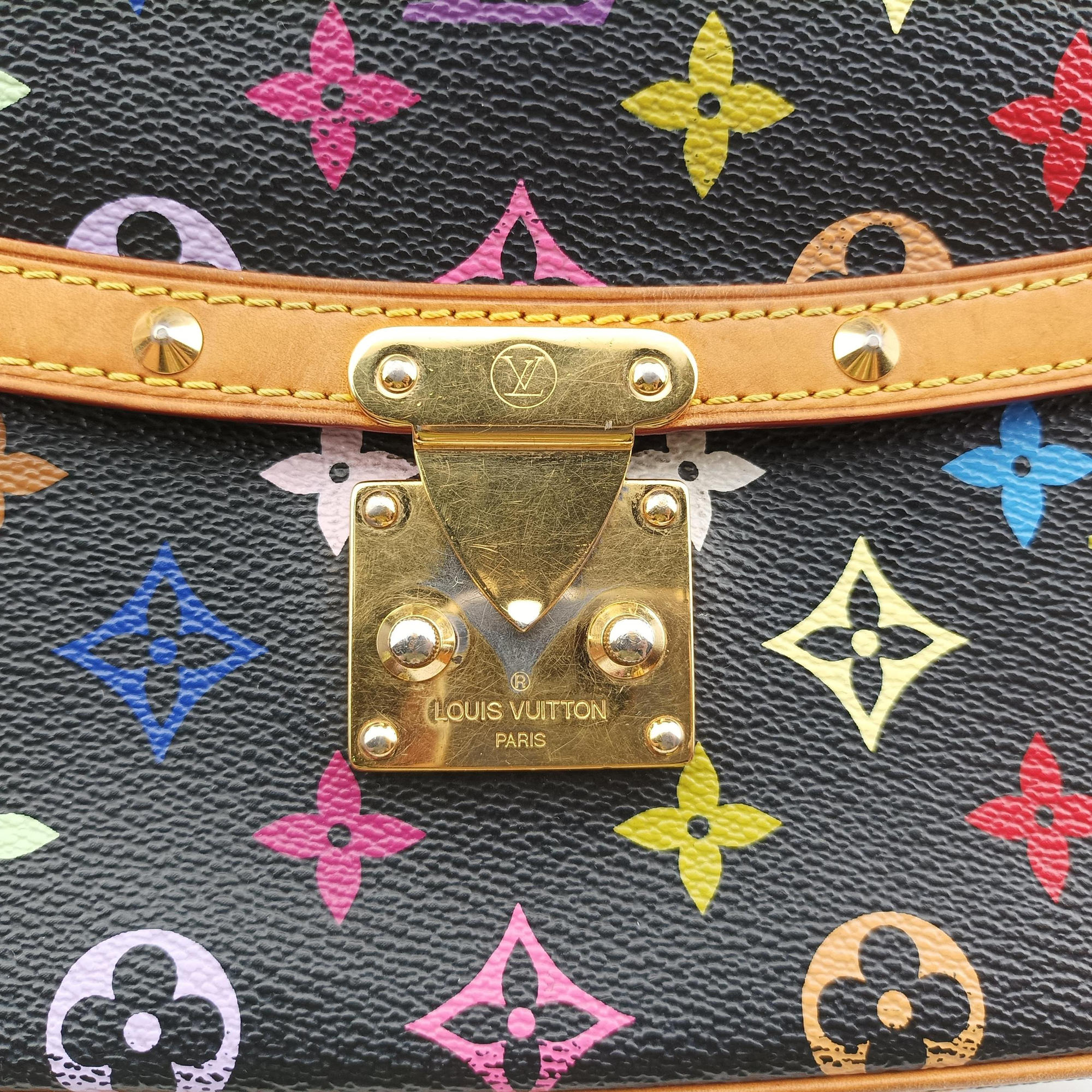 Pre-owned Louis Vuitton Sologne Noir Monogram Multicolor M92639 shoulderbag | stylenewstar