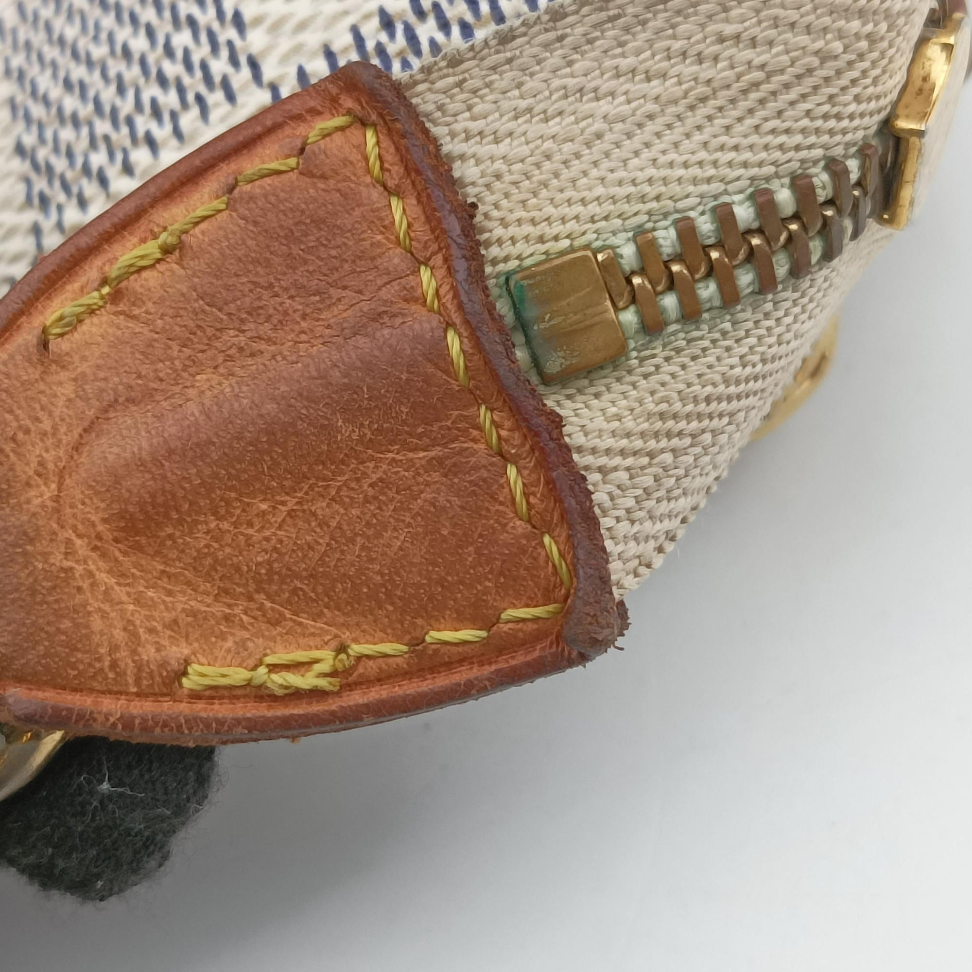 Pre-owned Louis Vuitton EVA AZUR Damier Canvas N55214 shoulderbag | stylenewstar