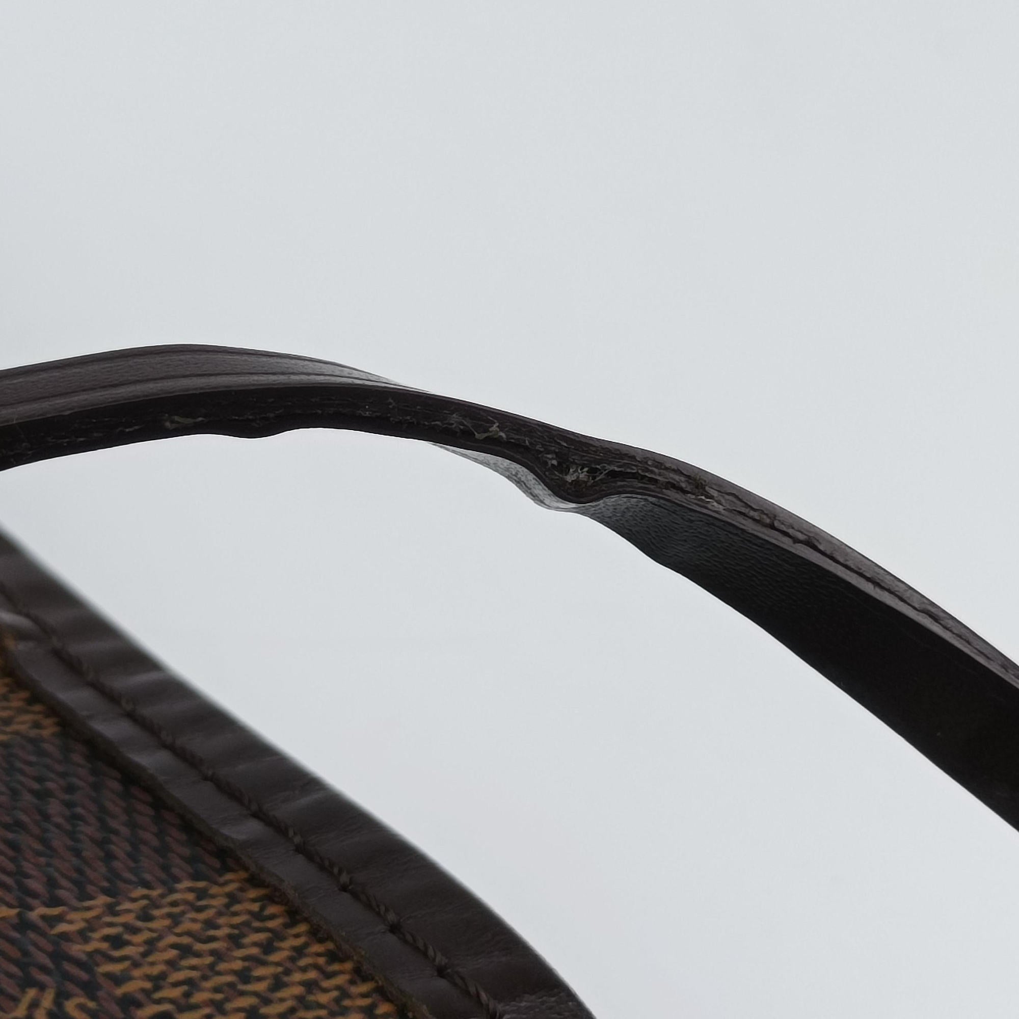 Pre-owned Louis Vuitton NEVERFULL MM EBENE Damier Canvas N51106 shoulderbag | stylenewstar