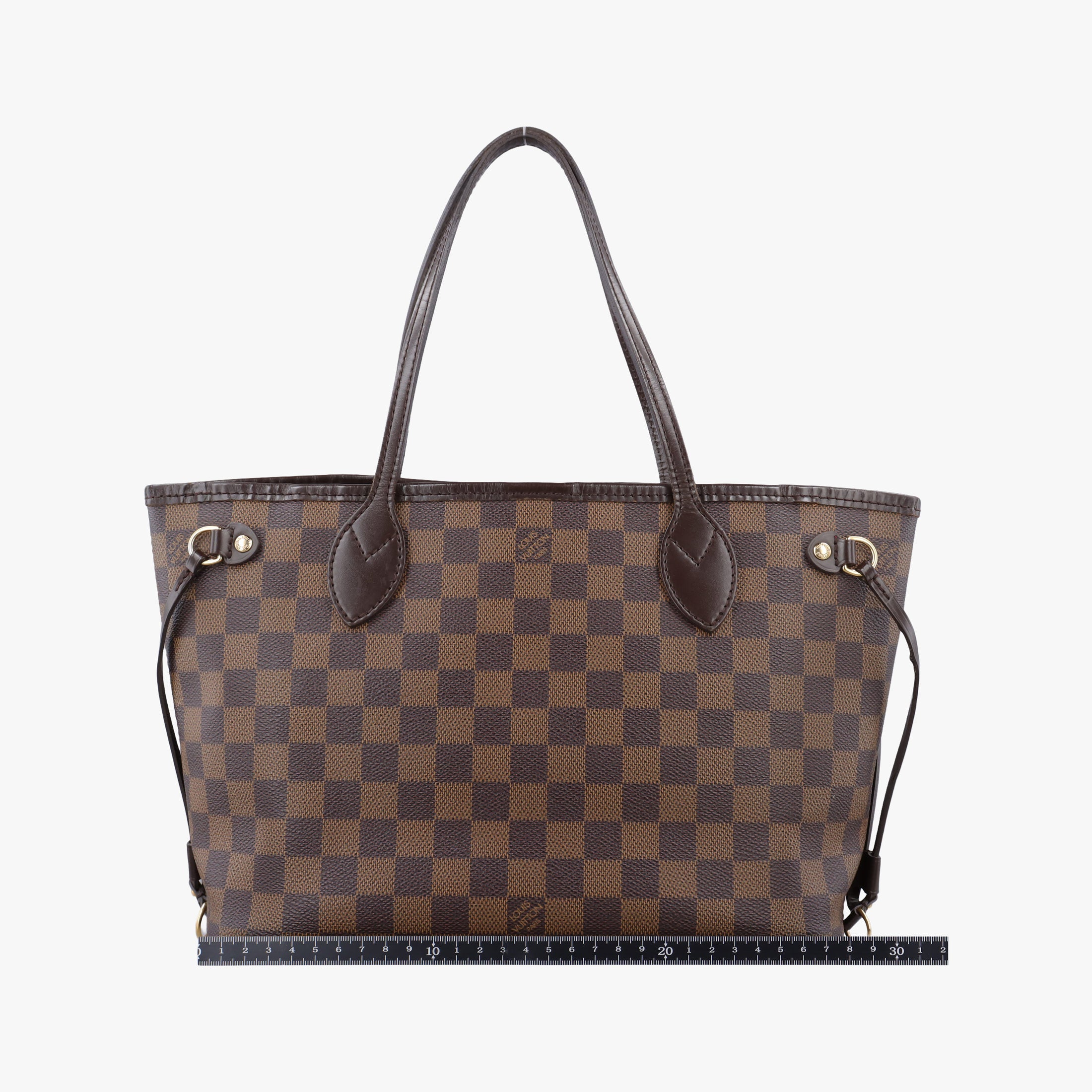 Pre-owned Louis Vuitton NEVERFULL MM EBENE Damier Canvas N51106 shoulderbag | stylenewstar