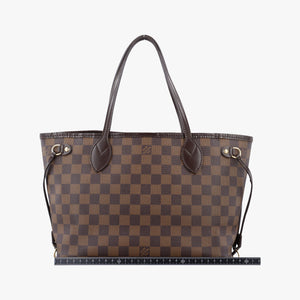 Pre-owned Louis Vuitton NEVERFULL MM EBENE Damier Canvas N51106 shoulderbag | stylenewstar