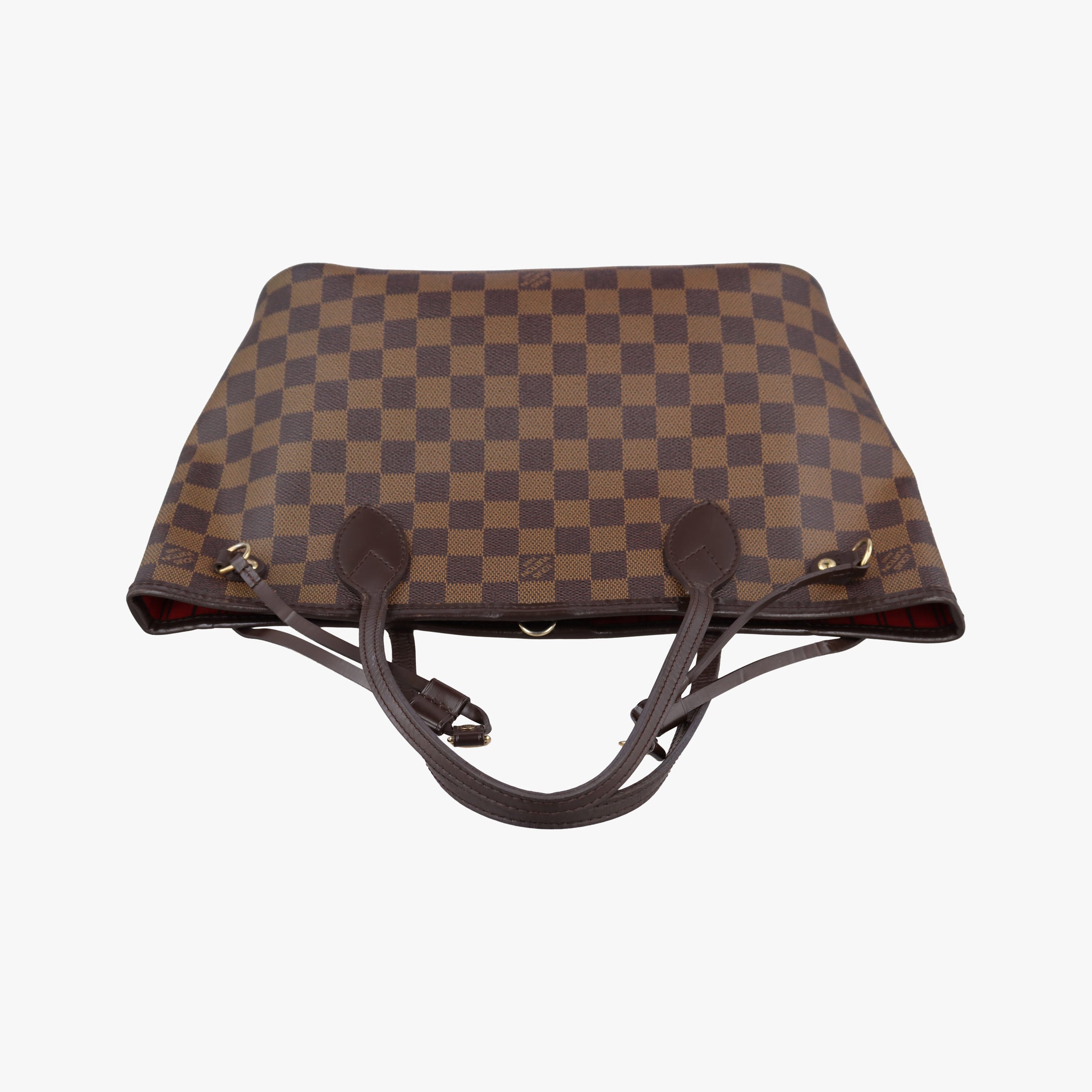 Pre-owned Louis Vuitton NEVERFULL MM EBENE Damier Canvas N51106 shoulderbag | stylenewstar