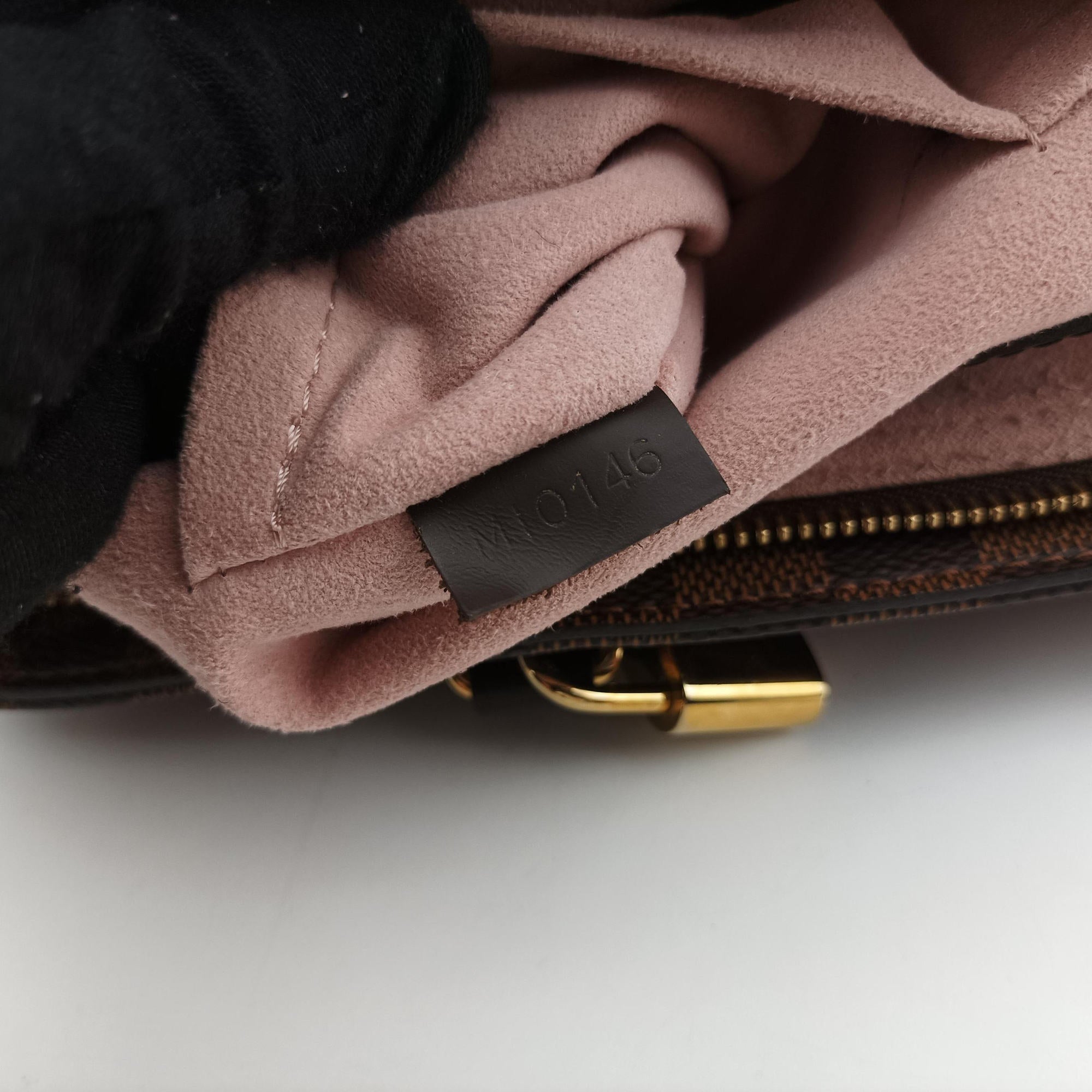 Pre-owned Louis Vuitton Normandy Magnolia×Pink Damier canvas×Taurillon leather N41488 shoulderbag | stylenewstar