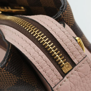 Pre-owned Louis Vuitton Normandy Magnolia×Pink Damier canvas×Taurillon leather N41488 shoulderbag | stylenewstar
