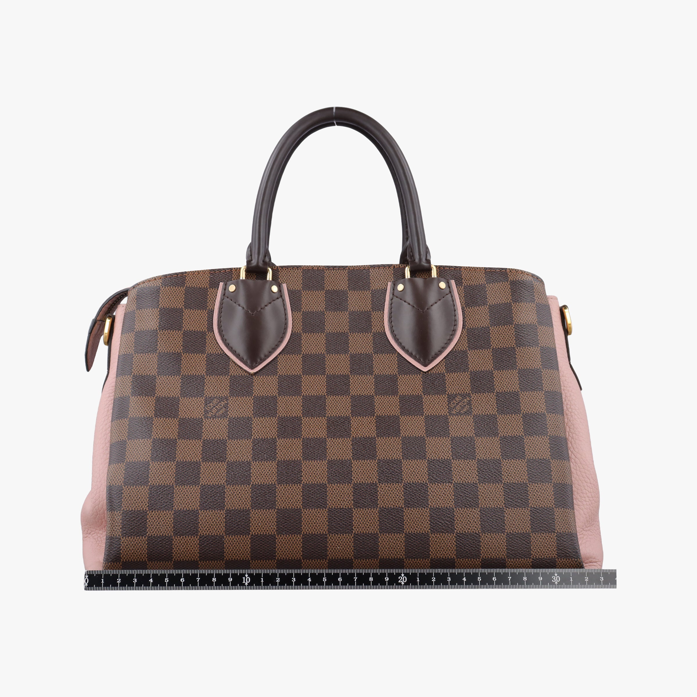 Pre-owned Louis Vuitton Normandy Magnolia×Pink Damier canvas×Taurillon leather N41488 shoulderbag | stylenewstar
