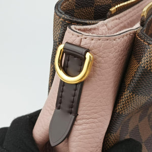 Pre-owned Louis Vuitton Normandy Magnolia×Pink Damier canvas×Taurillon leather N41488 shoulderbag | stylenewstar