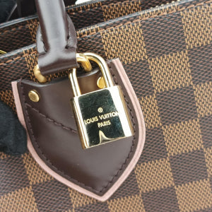 Pre-owned Louis Vuitton Normandy Magnolia×Pink Damier canvas×Taurillon leather N41488 shoulderbag | stylenewstar
