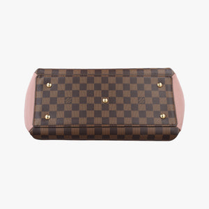 Pre-owned Louis Vuitton Normandy Magnolia×Pink Damier canvas×Taurillon leather N41488 shoulderbag | stylenewstar