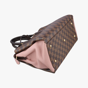 Pre-owned Louis Vuitton Normandy Magnolia×Pink Damier canvas×Taurillon leather N41488 shoulderbag | stylenewstar