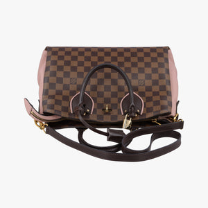 Pre-owned Louis Vuitton Normandy Magnolia×Pink Damier canvas×Taurillon leather N41488 shoulderbag | stylenewstar