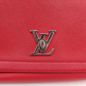 Vintage Louis Vuitton Lock Me II BB Ruby Leather M51202 shoulderbag | stylenewstar
