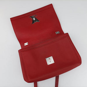Vintage Louis Vuitton Lock Me II BB Ruby Leather M51202 shoulderbag | stylenewstar