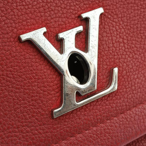 Vintage Louis Vuitton Lock Me II BB Ruby Leather M51202 shoulderbag | stylenewstar
