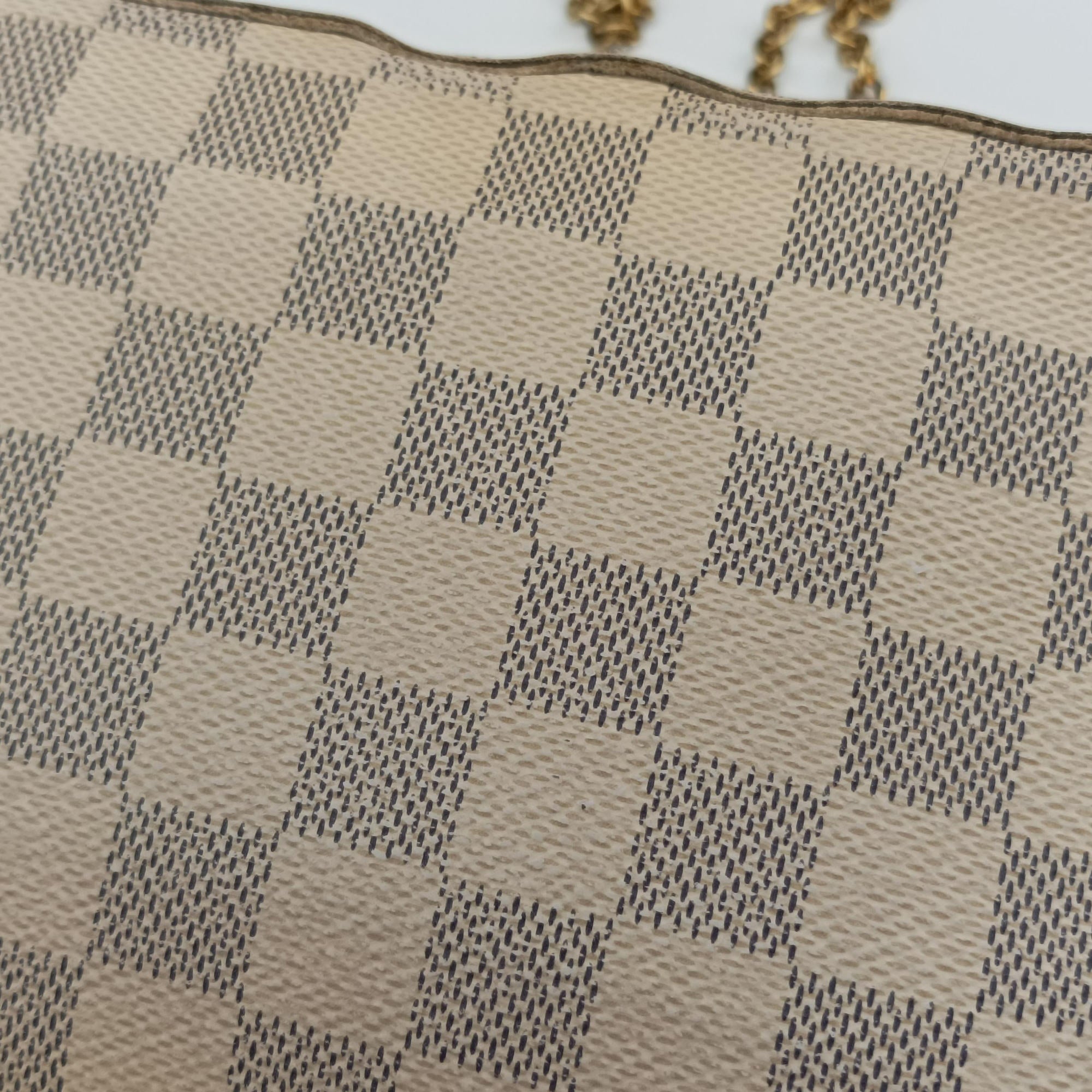 Secondhand Louis Vuitton Pochette FéLICIE Azur Damier Canvas N63106 shoulderbag | stylenewstar