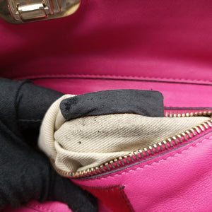 Pre-owned Valentino Rockstud Rose Leather  handbag | stylenewstar