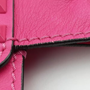 Pre-owned Valentino Rockstud Rose Leather  handbag | stylenewstar