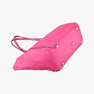 Pre-owned Valentino Rockstud Rose Leather  handbag | stylenewstar