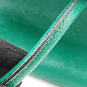 Vintage Miu Miu Vitello Caribu Green Leather RN0620 handbag | stylenewstar