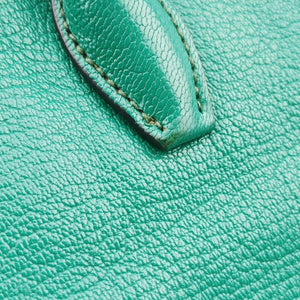 Vintage Miu Miu Vitello Caribu Green Leather RN0620 handbag | stylenewstar