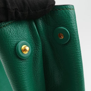 Vintage Miu Miu Vitello Caribu Green Leather RN0620 handbag | stylenewstar