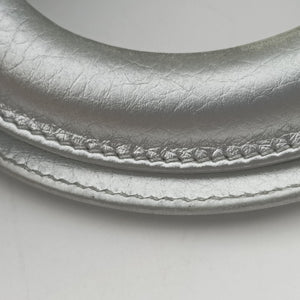Pre-owned Christian Dior Lady Dior Silver lambskin  shoulderbag | stylenewstar