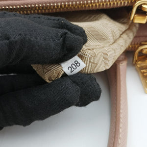 Vintage Prada Galleria Pink SAFFIANO Leather BN1801 shoulderbag | stylenewstar