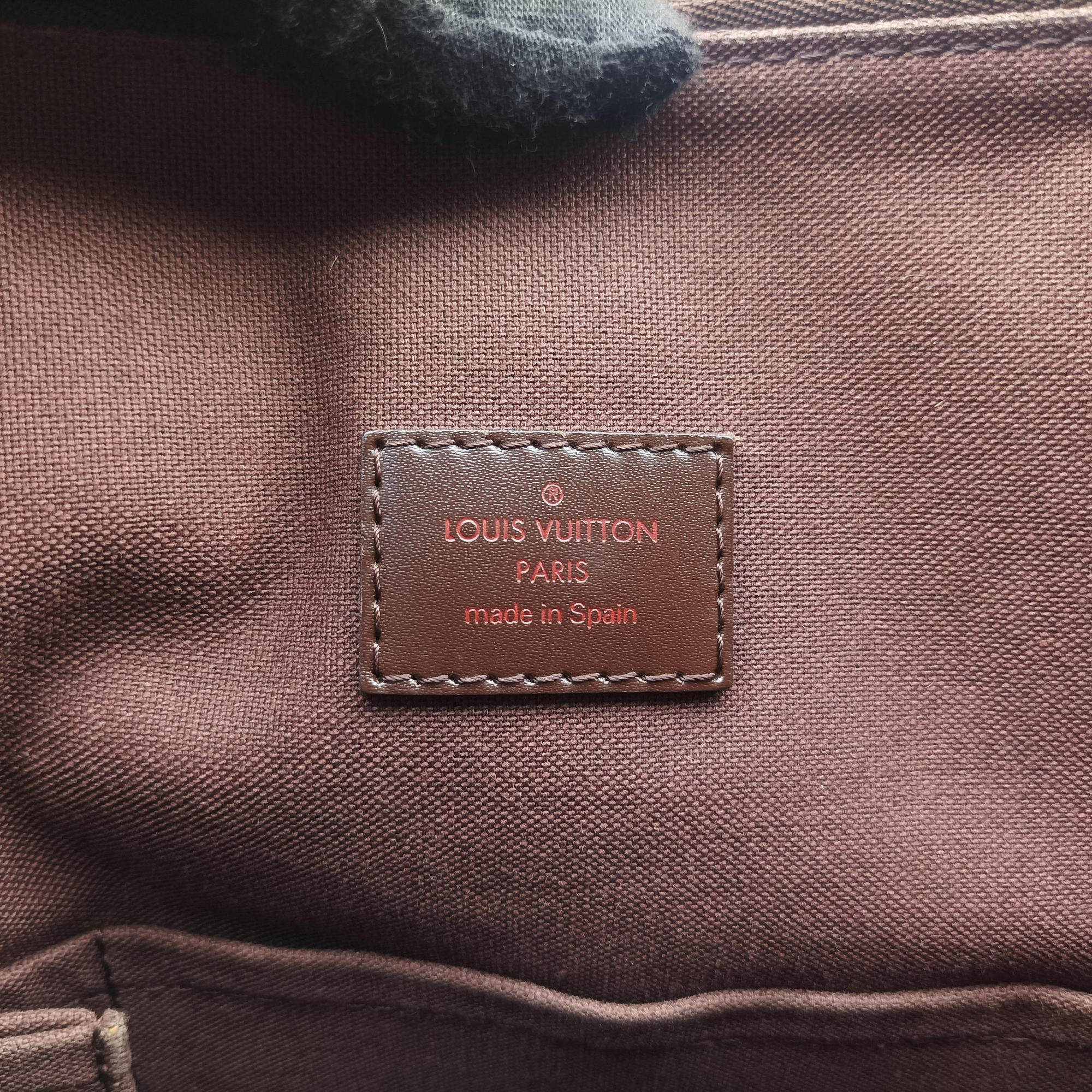 Vintage Louis Vuitton Cabas Bobur EBENE Damier Canvas N52006 handbag | stylenewstar