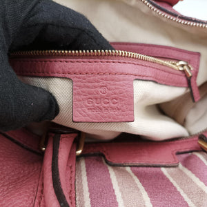 Vintage Gucci Sherry Line Pink Leather 247205 shoulderbag | stylenewstar