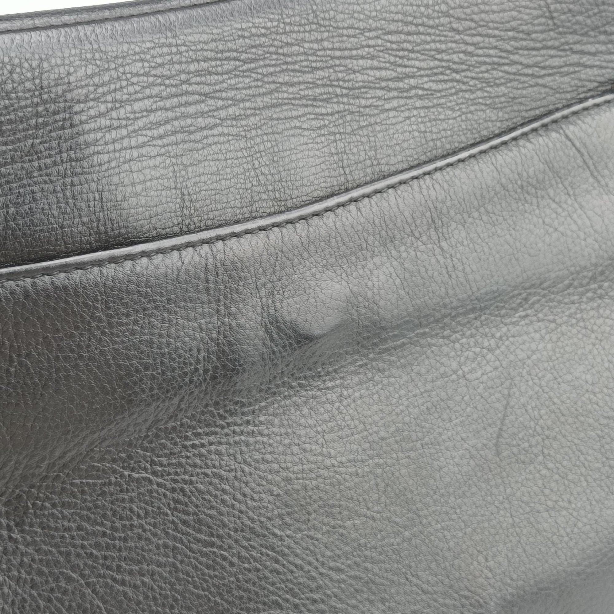 Pre-owned Christian Dior Saddle Black Leather  shoulderbag | stylenewstar