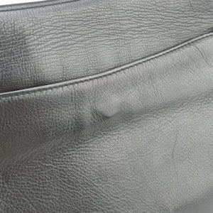 Pre-owned Christian Dior Saddle Black Leather  shoulderbag | stylenewstar
