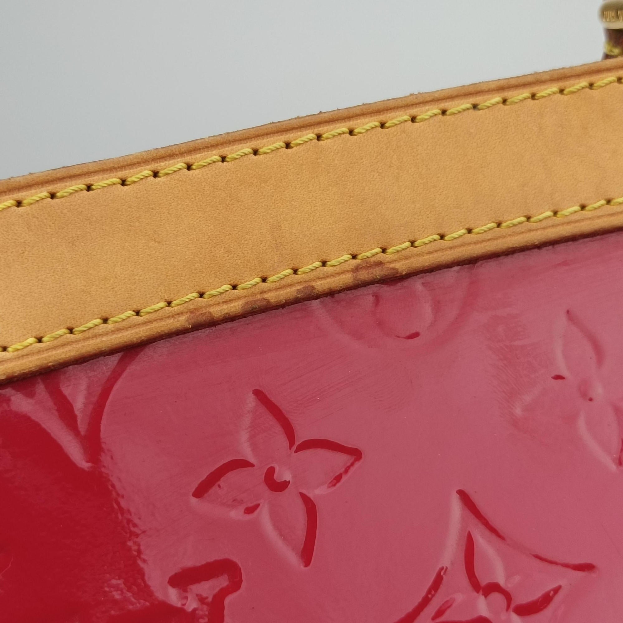 Secondhand Louis Vuitton Brea MM ROSE INDIEN Vernis M91798 shoulderbag | stylenewstar