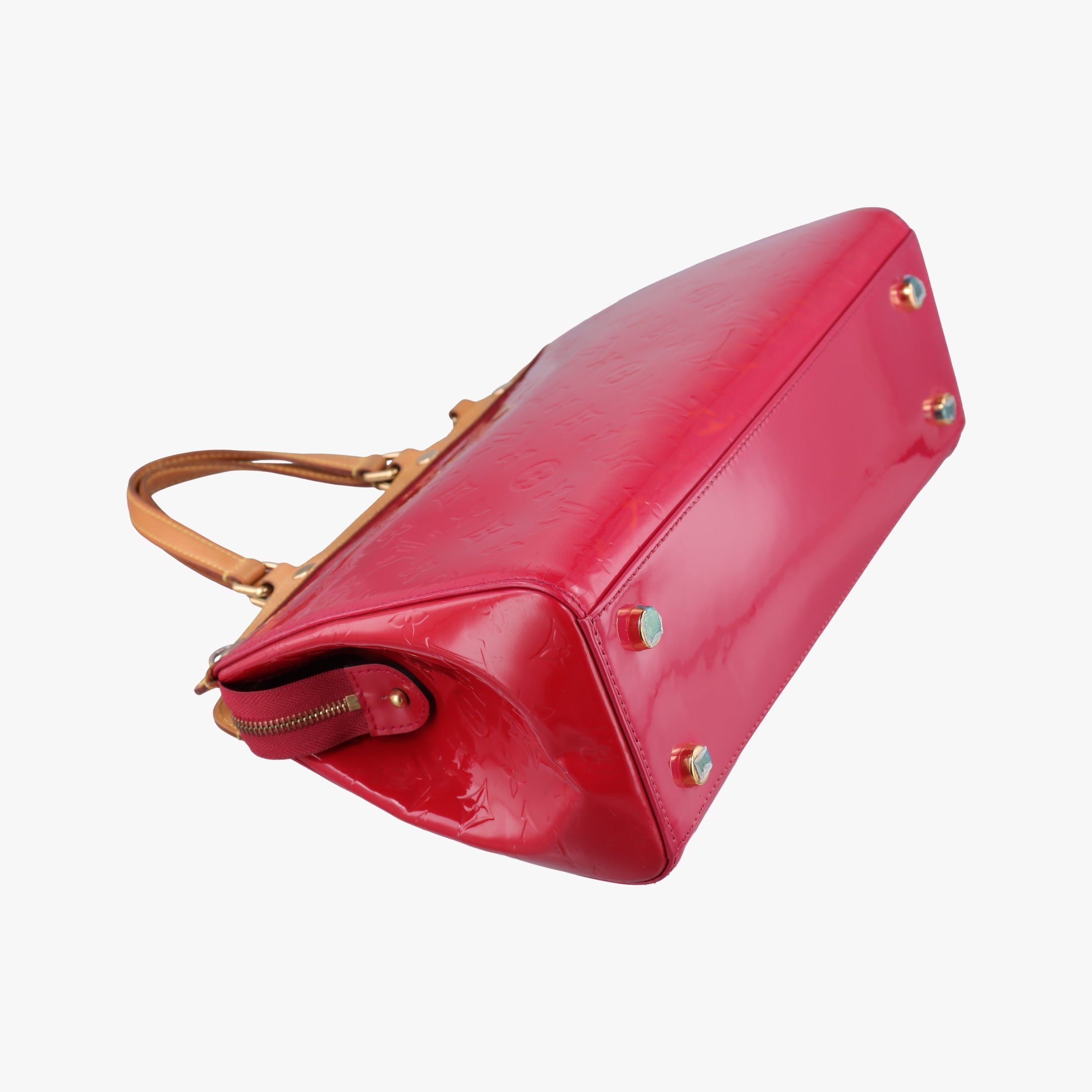 Secondhand Louis Vuitton Brea MM ROSE INDIEN Vernis M91798 shoulderbag | stylenewstar