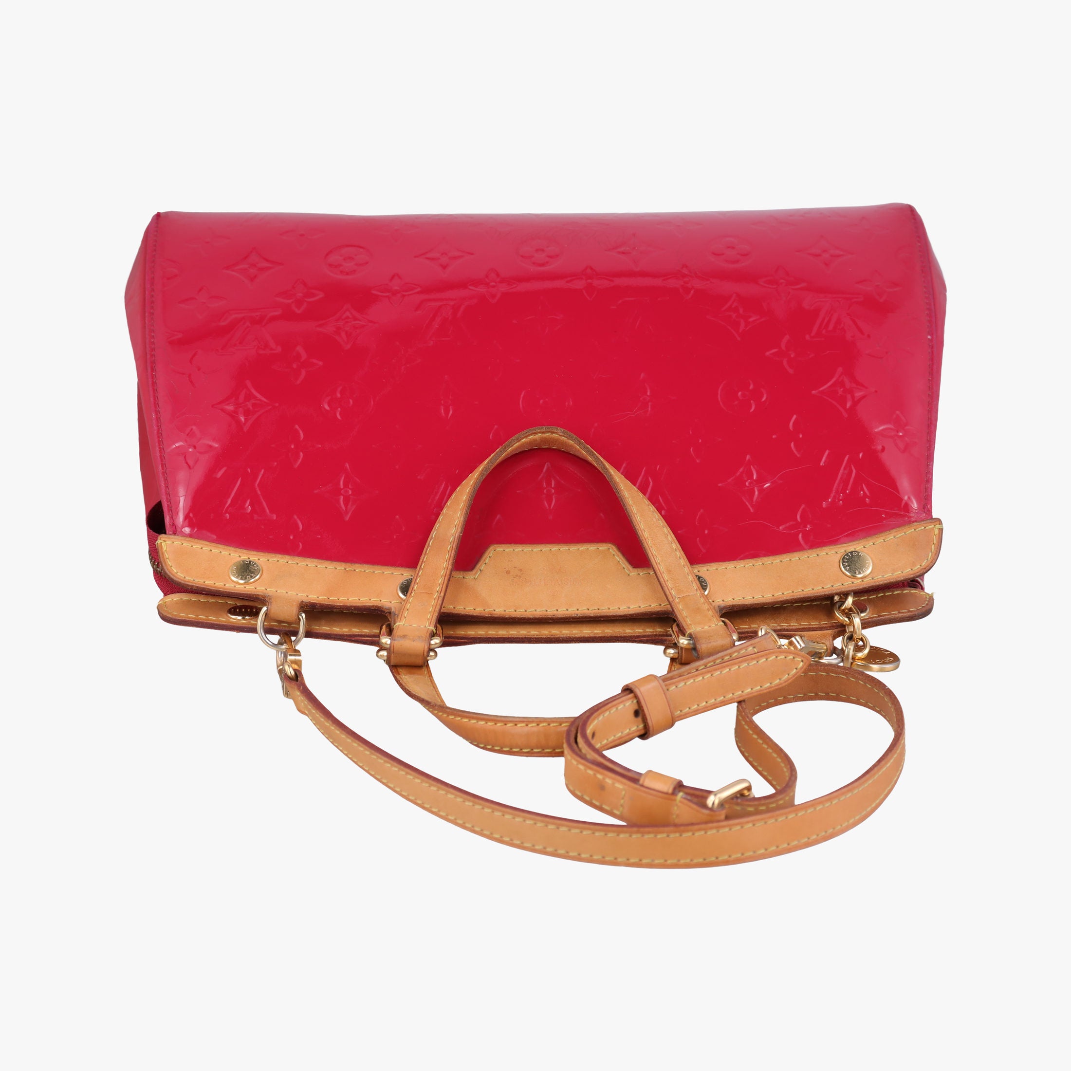 Secondhand Louis Vuitton Brea MM ROSE INDIEN Vernis M91798 shoulderbag | stylenewstar