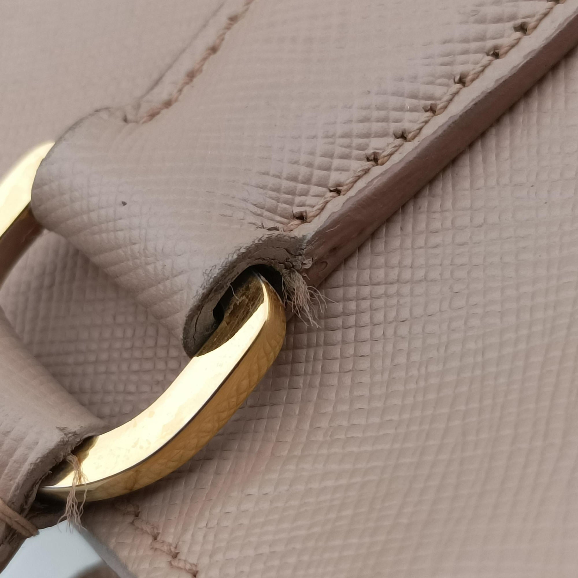 Pre-owned Prada Galleria Pink SAFFIANO Leather BN2274 handbag | stylenewstar