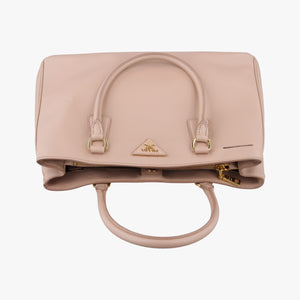Pre-owned Prada Galleria Pink SAFFIANO Leather BN2274 handbag | stylenewstar