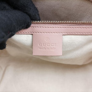 Pre-owned Gucci Microguccissima Beige Patent Leather 309617 shoulderbag | stylenewstar