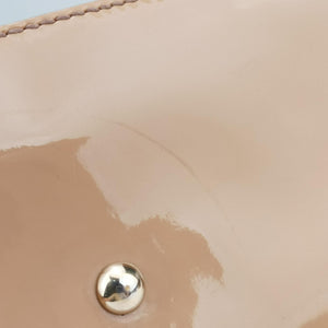Pre-owned Gucci Microguccissima Beige Patent Leather 309617 shoulderbag | stylenewstar