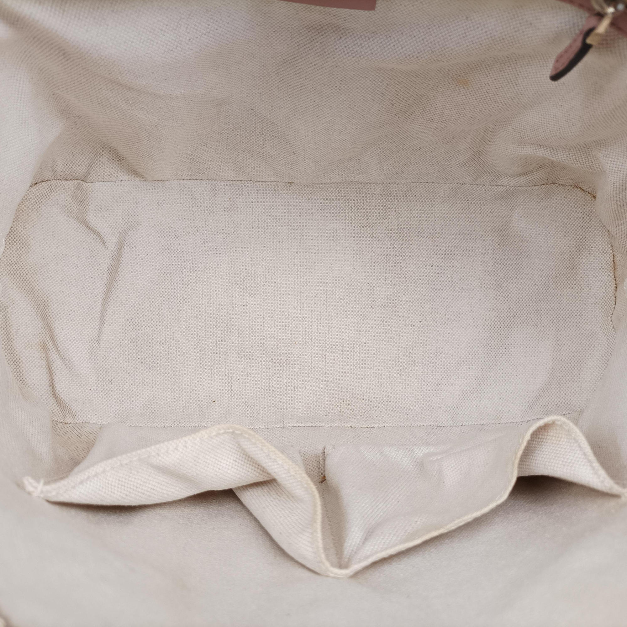 Pre-owned Gucci Microguccissima Beige Patent Leather 309617 shoulderbag | stylenewstar
