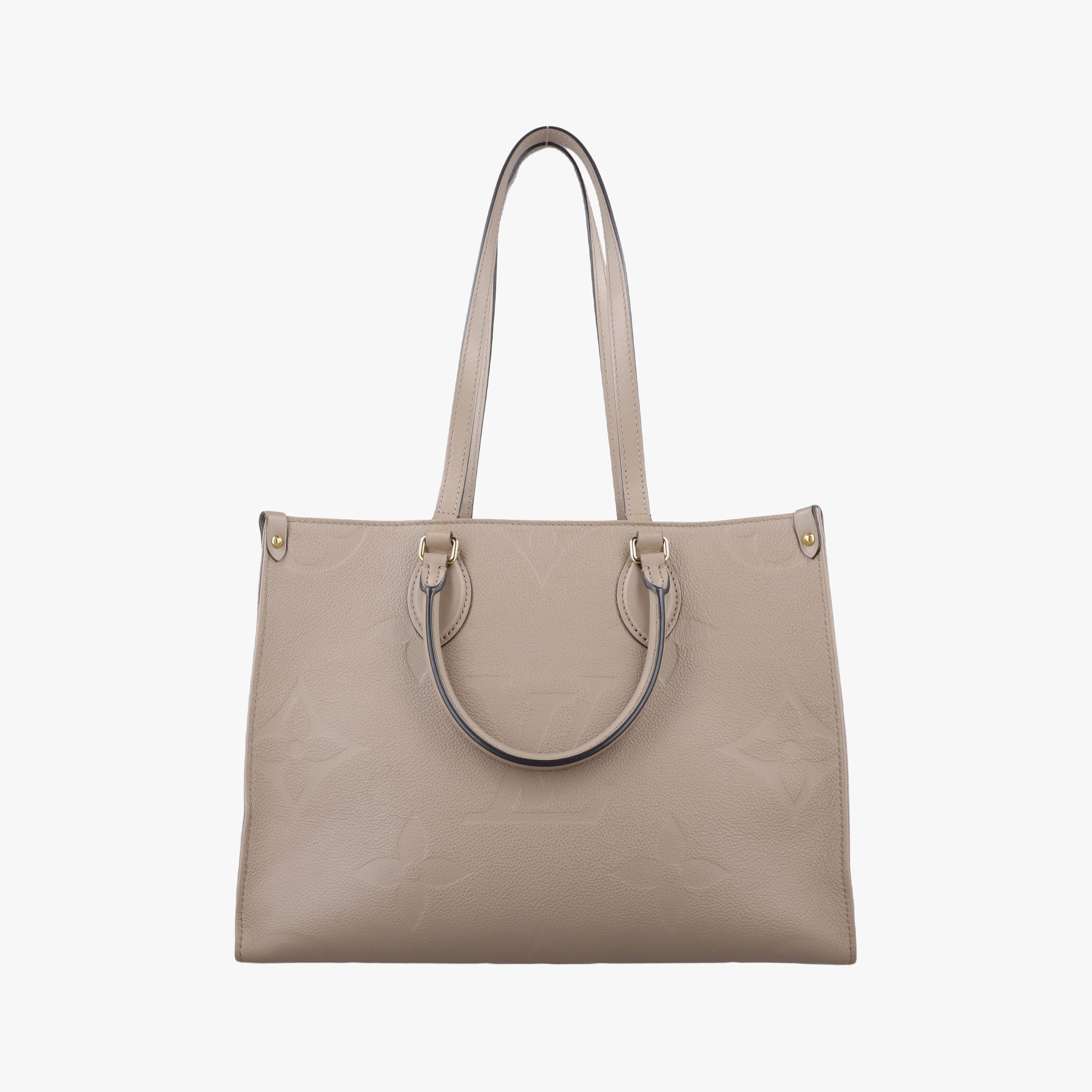 Secondhand Louis Vuitton OntheGo MM Beige Monogram Empreinte M45607 shoulderbag | stylenewstar