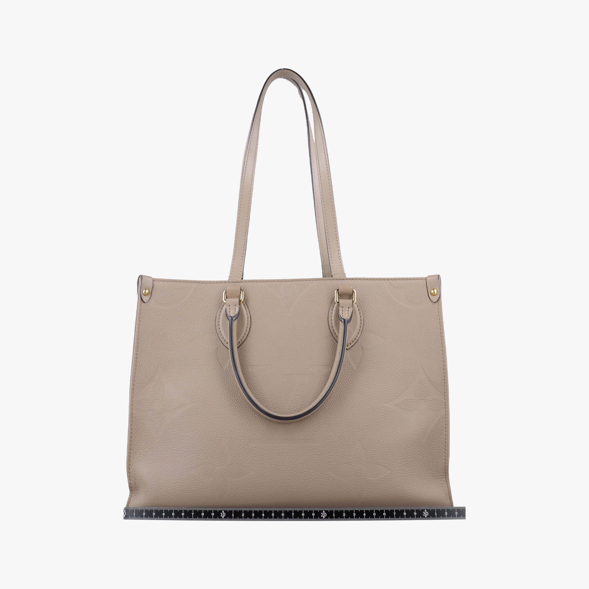 Secondhand Louis Vuitton OntheGo MM Beige Monogram Empreinte M45607 shoulderbag | stylenewstar