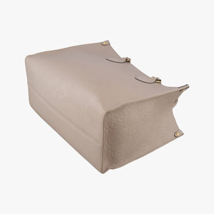 Secondhand Louis Vuitton OntheGo MM Beige Monogram Empreinte M45607 shoulderbag | stylenewstar