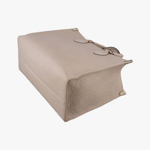 Secondhand Louis Vuitton OntheGo MM Beige Monogram Empreinte M45607 shoulderbag | stylenewstar