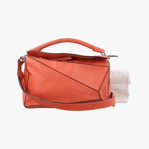 Vintage Loewe Puzzle Bag Medium Orange Leather  shoulderbag | stylenewstar