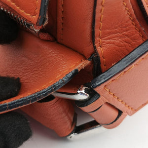 Vintage Loewe Puzzle Bag Medium Orange Leather  shoulderbag | stylenewstar