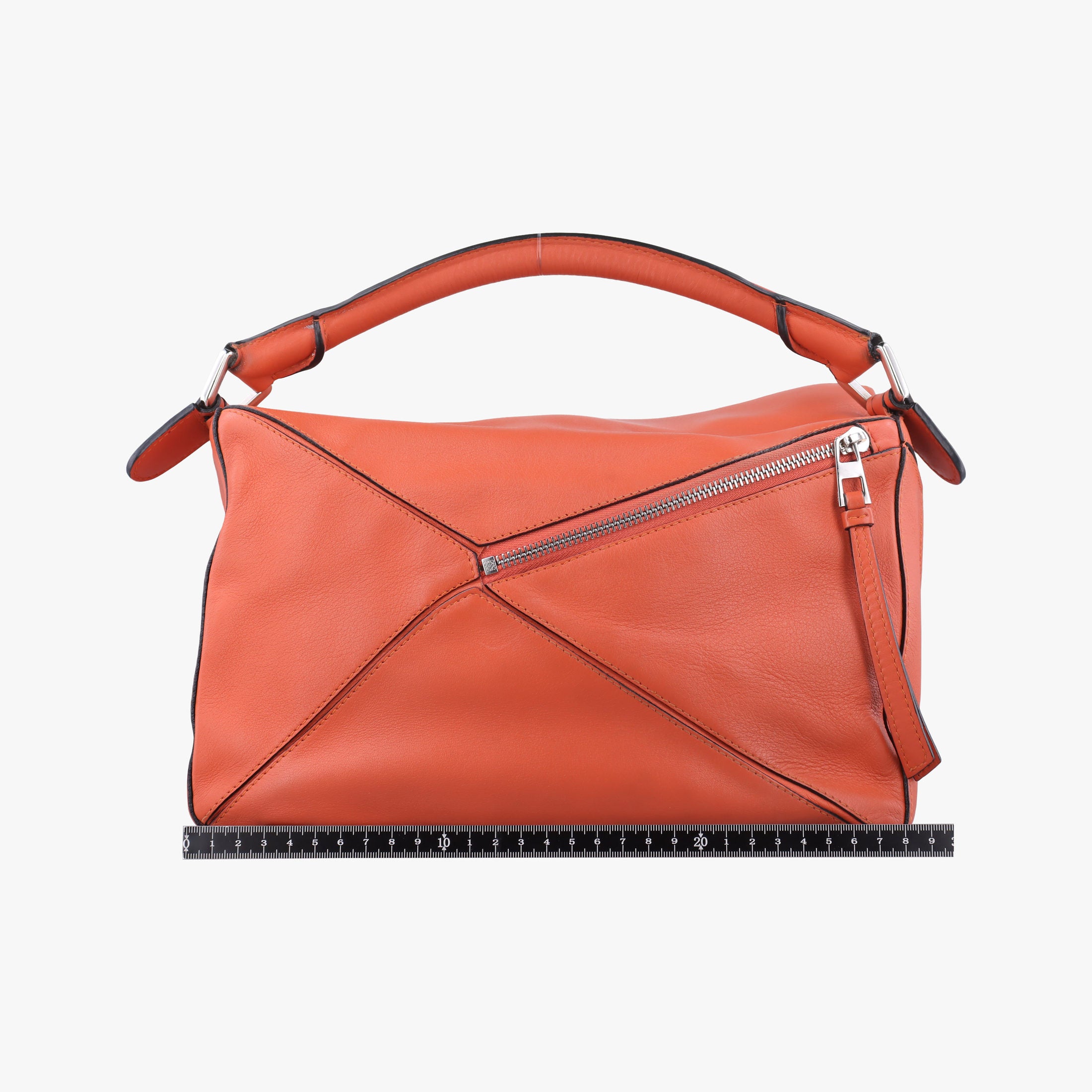 Vintage Loewe Puzzle Bag Medium Orange Leather  shoulderbag | stylenewstar
