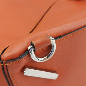 Vintage Loewe Puzzle Bag Medium Orange Leather  shoulderbag | stylenewstar