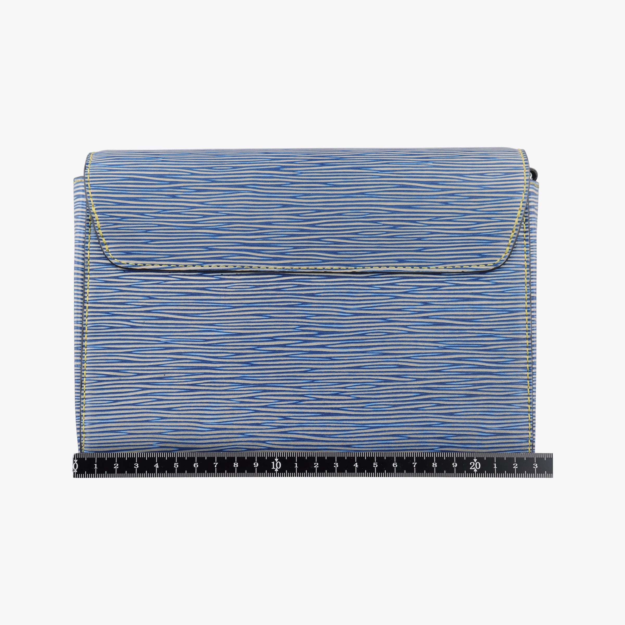 Pre-owned Louis Vuitton Portefeuille Twist Denim blue Epi M61036 shoulderbag | stylenewstar