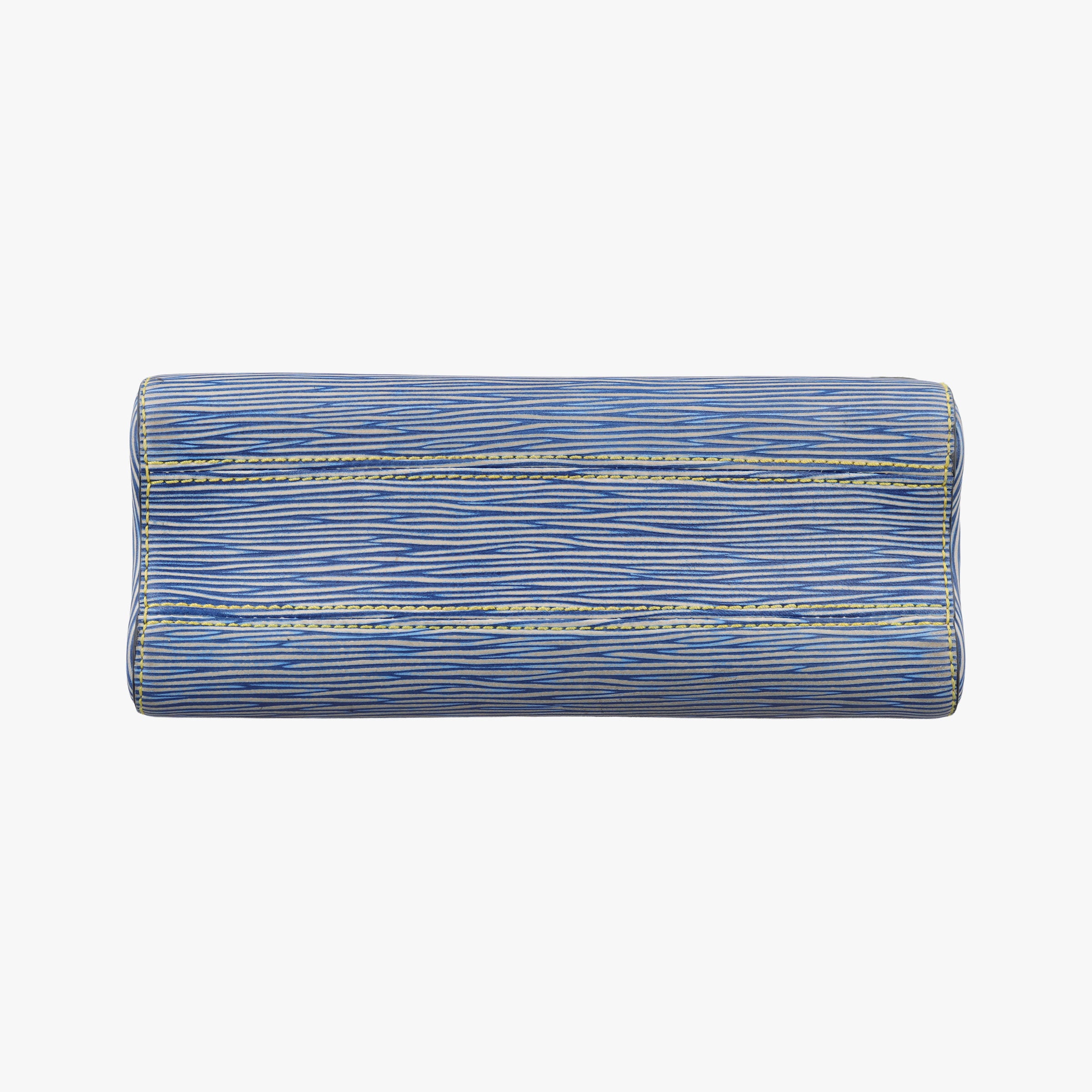 Pre-owned Louis Vuitton Portefeuille Twist Denim blue Epi M61036 shoulderbag | stylenewstar