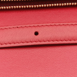 Pre-owned Celine Classic Box Red Leather  shoulderbag | stylenewstar