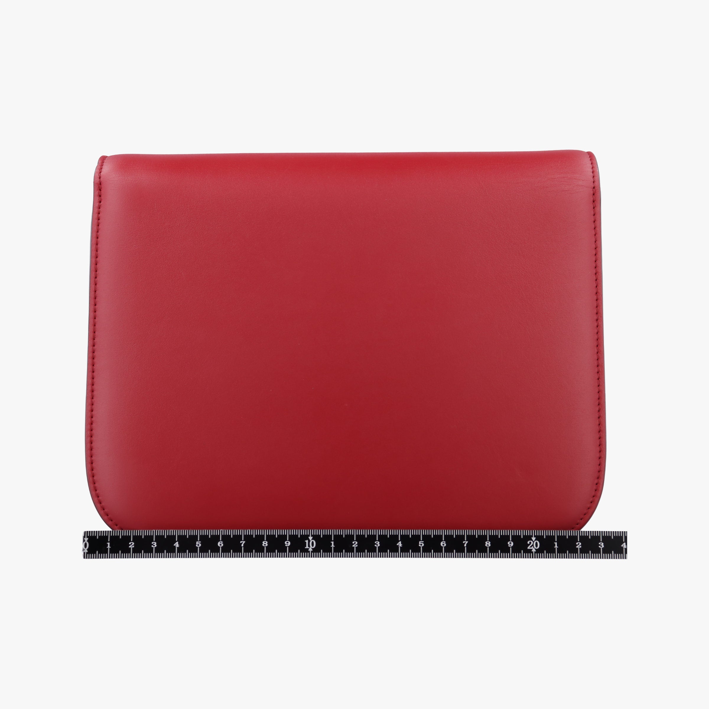 Pre-owned Celine Classic Box Red Leather  shoulderbag | stylenewstar